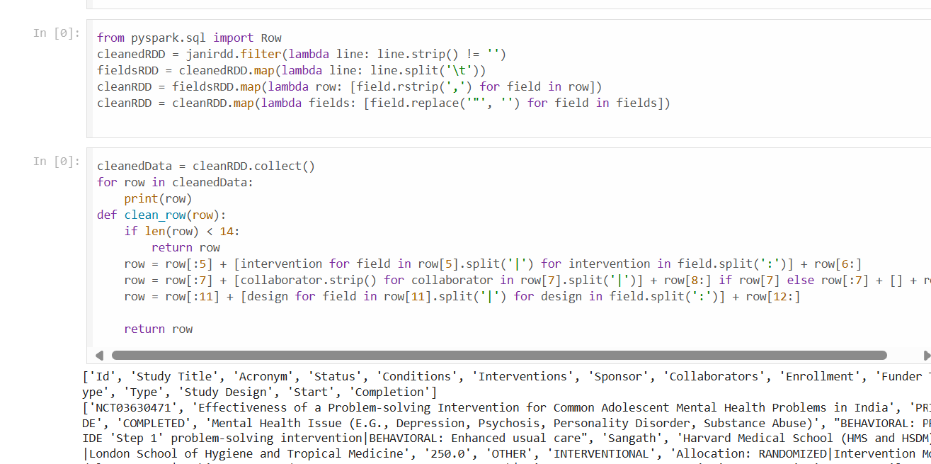 Data Cleaning with DataFrame